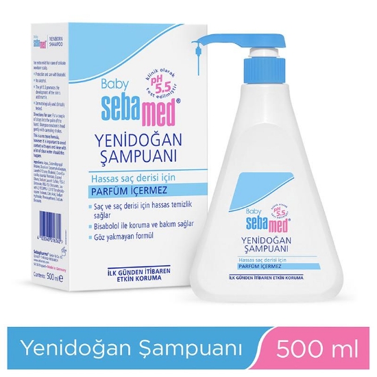 Sebamed Yenidoğan Bebek Şampuanı 500 Ml