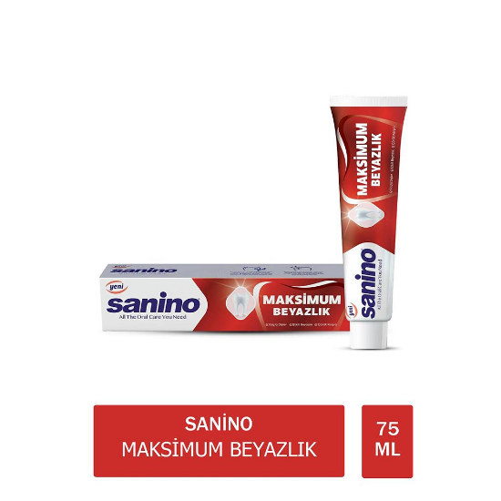 Sanino Diş Macunu 75 Ml - Maksimum Beyazlık