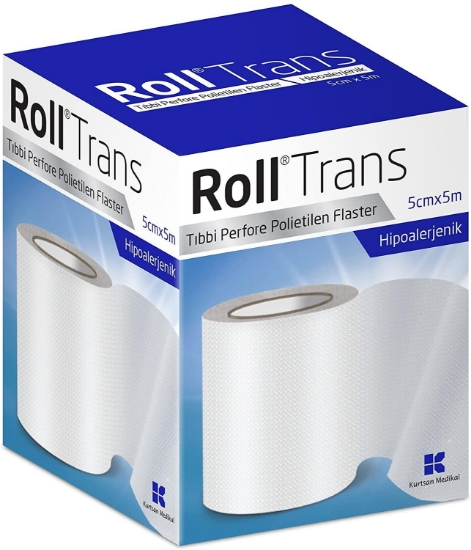 Roll Trans Tıbbi Perfore Polietilen Flaster Hipoalerjenik 5 Cm X