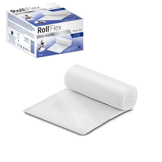 Roll Flex Elastik Sargı Bezi 6 Cm 2 M