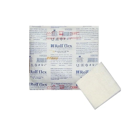 Roll Flex Steril Hidrofil Gazlı Bez ( 30 X 40 Cm 2 Adet )