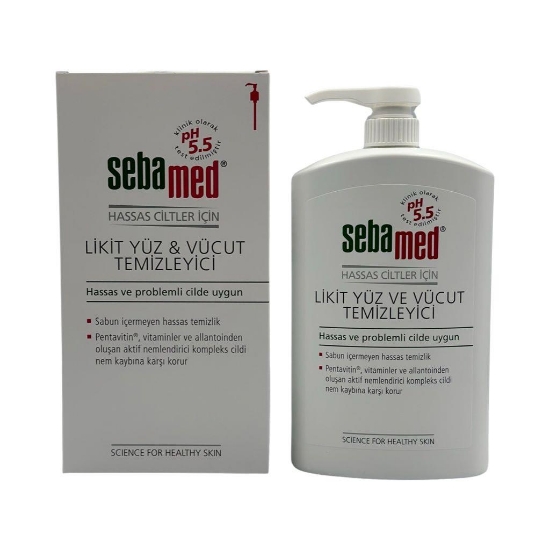 Sebamed Hassas Ciltler İçin Likit Yüz & Vücut Temizleyici 1000 Ml