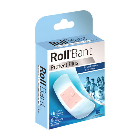 Roll Bant Protect Plus Su Geçirmeyen Film Bariyer Yara Bandı 10 Adet