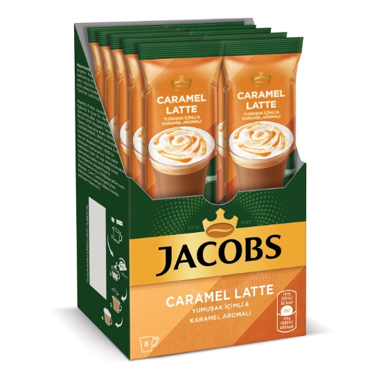 JACOBS KARAMEL LATTE 8 'Lİ 14.8 GR