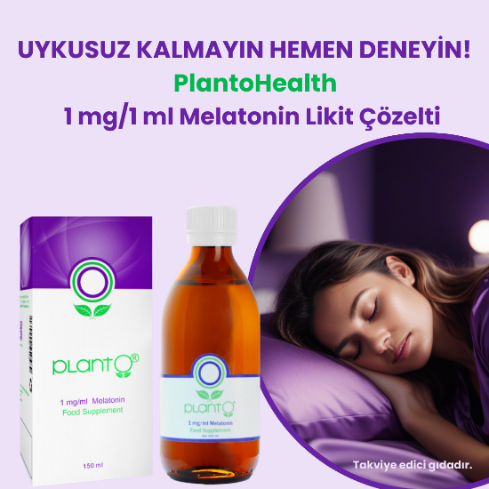 Planto® 1 mg/1 ml Melatonin Likit Çözelti (150 ml)