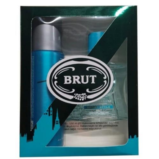 Brut Set Aftershave 100 Ml + Deodarant 200 Ml Sport Style