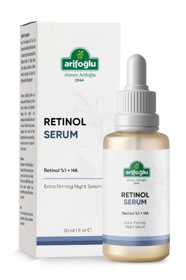 Arifoğlu Kırışıklık Karşıtı, Onarıcı Retinol (A Vitamini) Sıkılaştırıcı Gece Serumu 30 ml Retinol %1+HA Extra Firming Night Serum