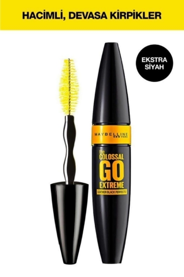 Maybelline New York Hacim Sağlayan Siyah Maskara Colossal Go Extreme Volum Express Mascara