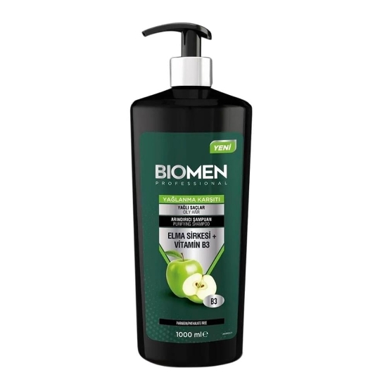 Biomen Elma Sirkesi B3 Vitaminili Arındırıcı Şampuan 1000 ml