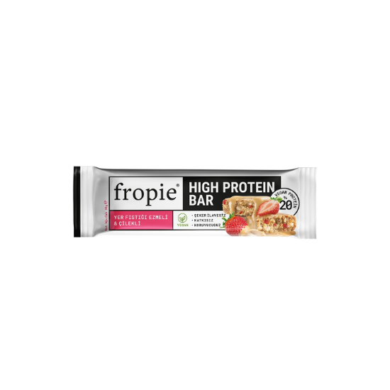 Fropie Yüksek Protein Bar - Çilekli 40 GR