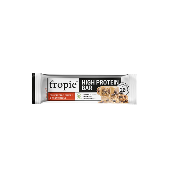 Fropie Yüksek Protein Bar - Kakao Nibli 40 GR