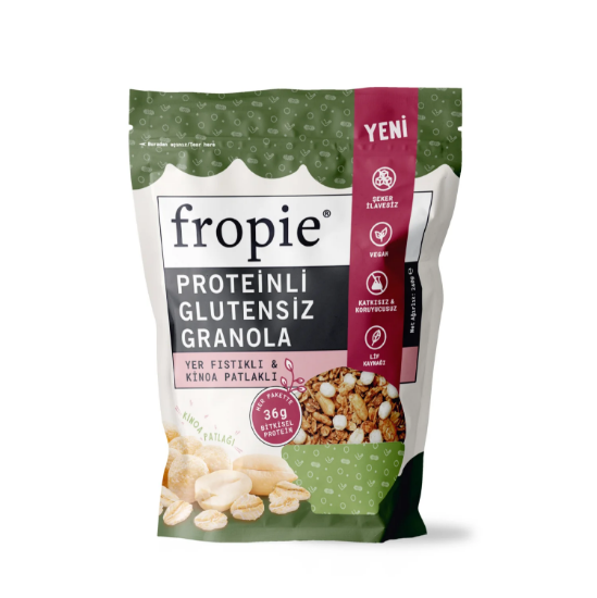 Fropie Protein Granola - Yerfıstıklı&Kinoa Patlaklı 240 GR