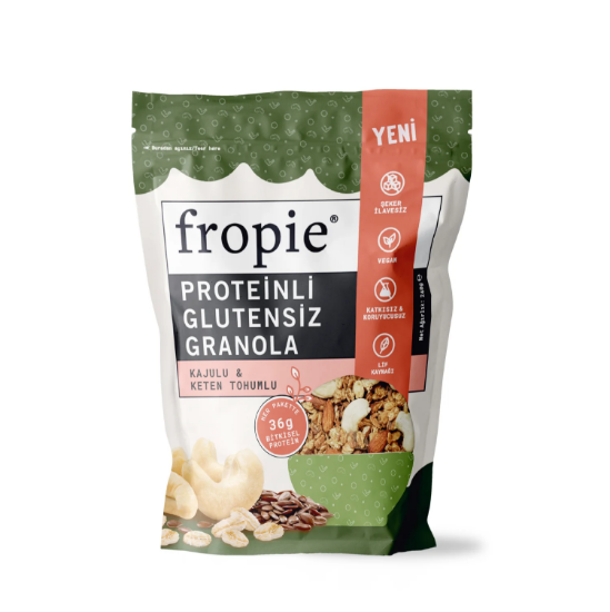 Fropie Protein Granola - Kajulu & Keten Tohumlu 240 GR