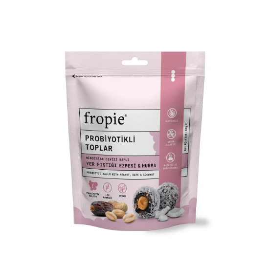 Fropie Yerfıstığı Ezmeli Probiyotik Topları 80 GR