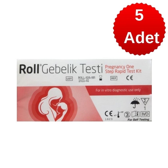 ROLL GEBELİK TESTİ x 5 Adet