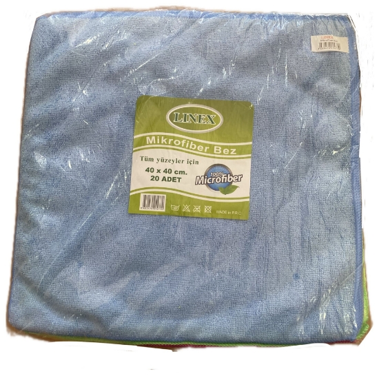 Linex Mikrofiber Bez 20'li Paket 40 x 40 cm