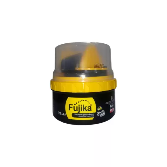 Fujika Siyah Ayakkabı Boyası 150 ml, ucuz ayakkabı boyası, toptan ayakkabı boyası, toptan uygun fiyatlı ayakkabı boyası, siyah ayakkabı boyası, uygun fiyatlı ayakkabı boyası, ayakkabı bakım ürünleri, ayakkabı boya fiyatları, siyah ayakkabı bakım