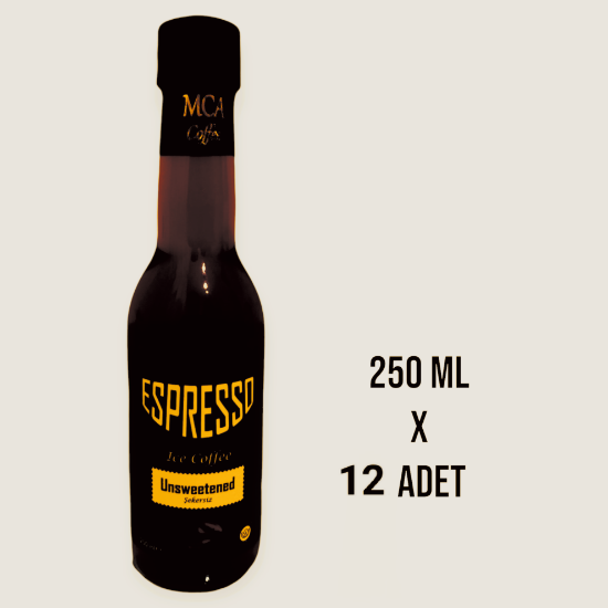 Mca Espresso Soğuk Kahve (Şekersiz) 250 ml x 12 adet