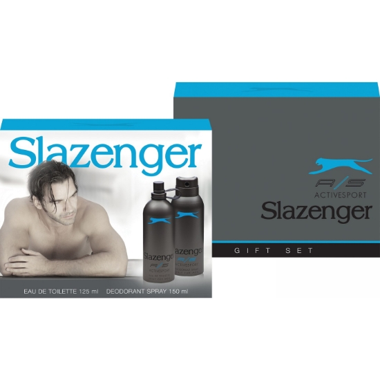 Slazenger Kofre Set Mavi Edt 125 ml + 150 ml Deodorant