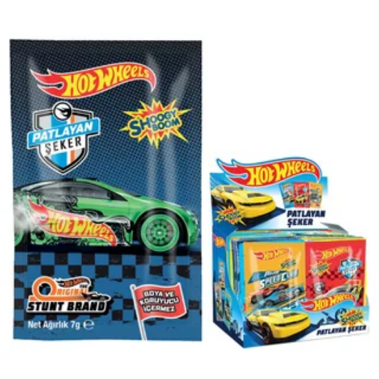 Hotwheels Lisanslı Hleks 4Gr Patlayan Şeker 40'lı Paket