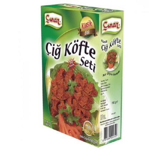 Çınar Çiğköfte Seti Klasik (Etli İçin) 700 Gr