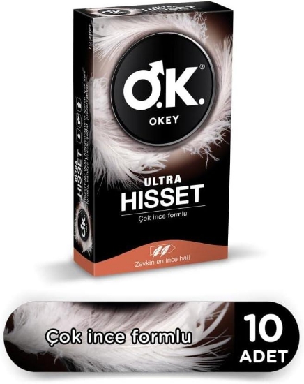 Okey Prezervatif 10 Adet - Ultra Hisset