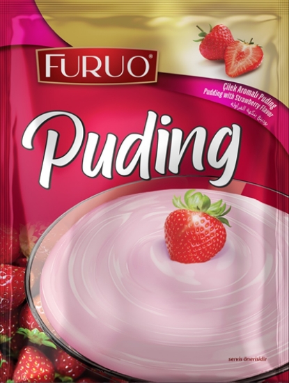 Furuo Puding Çilek Aromalı 100 Gr  