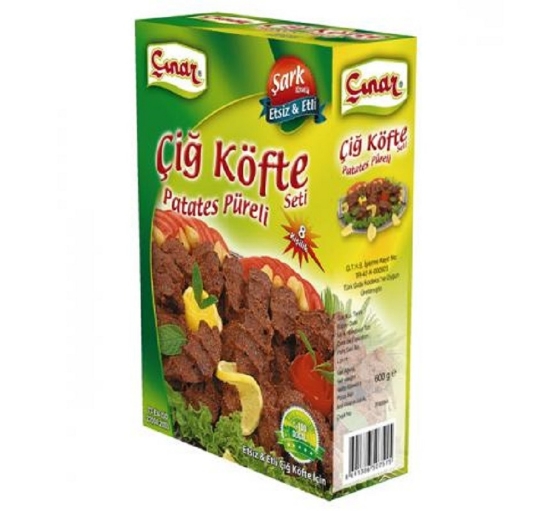 Çınar Çiğköfte Seti Şark (Patates Püreli) 600 Gr