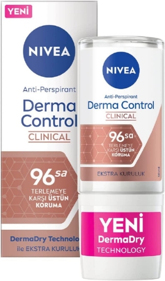 Nivea Roll-On 50 Ml Derma Control Clinical Kadın