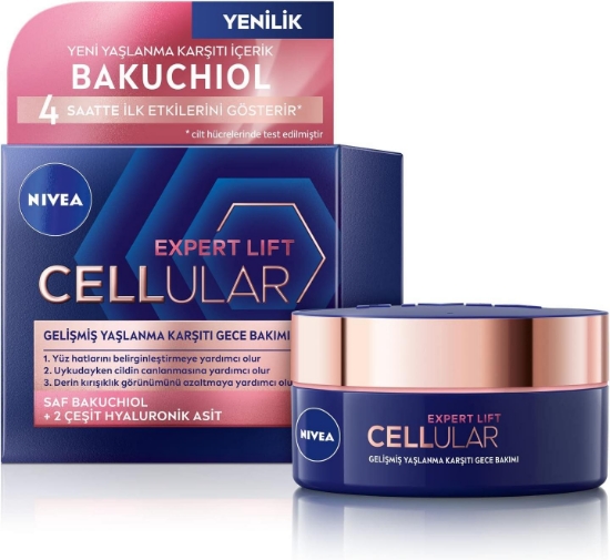 Nivea Cellular Gelişmiş Yaşlanma Karşıtı Gece Bakım Kremi 50 ml