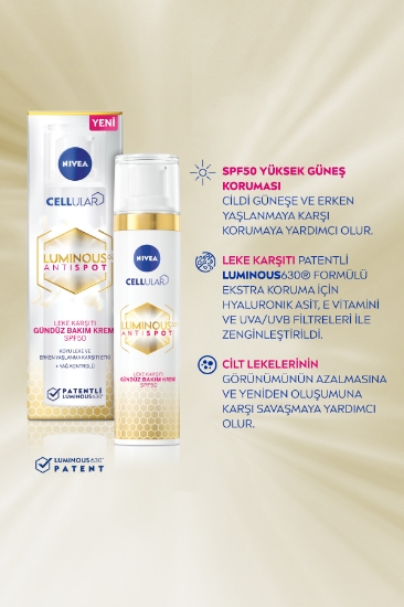 Nivea Cellular Luminous Anti Spot Leke Karşıtı Gündüz Bakım Kremi