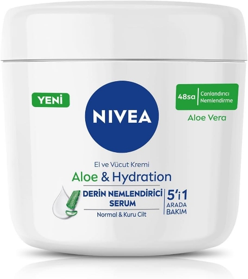 Nivea El Ve Vücut Kremi - Aloevera & Hydration 5 İn 1 Derin Nemle