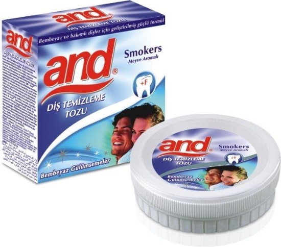 And Diş Temizleme Tozu Smokers 40 Gr