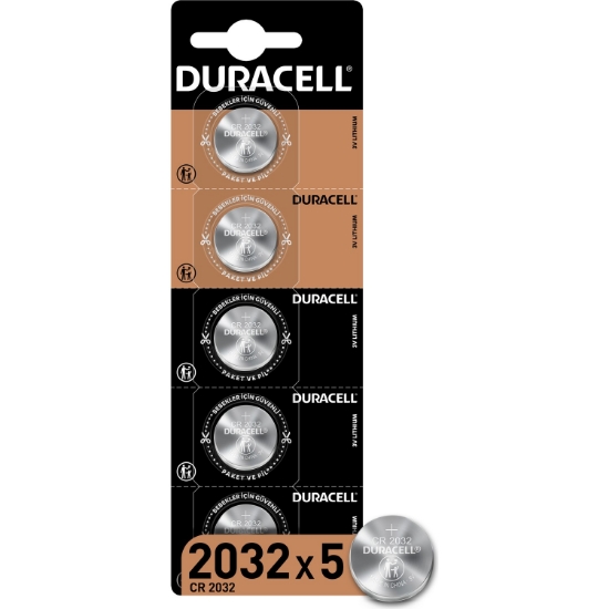 Duracell CR2032 Lıthıum 3V Pil 5'li