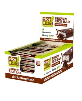 Rice Up Brown Rice Bar Dark Chocolate 18 Gr 3800233074451