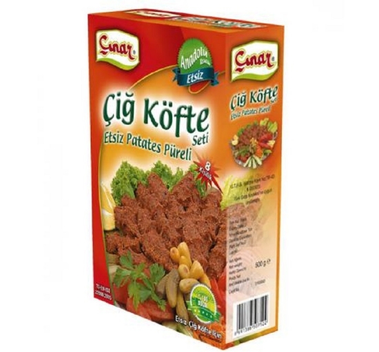 Çınar Çiğköfte Seti Anadolu (Patates Püreli) 500 Gr