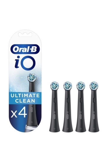 Oral-B Io Ultimate Clean Siyah Diş Fırçası Yedek Başlığı 4 Adet