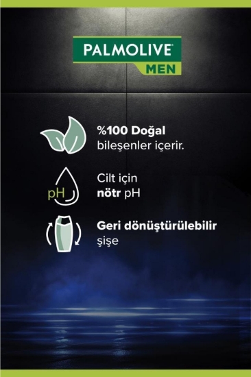 Palmolive Men Cooling 4ü1 Arada Magnezyum Ve Mentollü Serinlik Duş Jeli