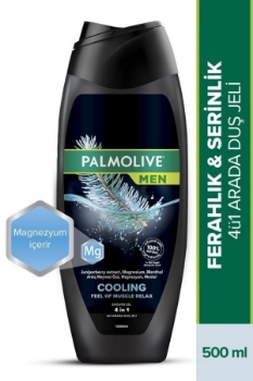 Palmolive Men Cooling 4ü1 Arada Magnezyum Ve Mentollü Serinlik Duş Jeli