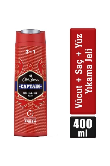 Old Spice Captain 3in1 Duş Jeli Şampuan Yüz Yıkama Birarada 400 ml