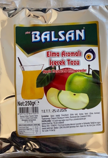 Sıcak İçecek Elma Aromalı İçecek Tozu 250 gr