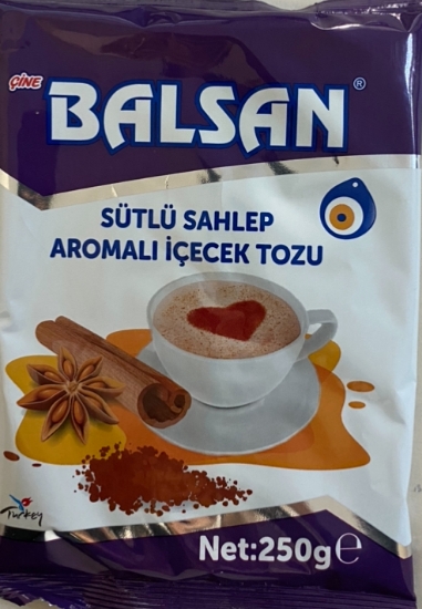 Çine Balsan Sıcak İçecek Sütlü Sahlep Aromalı İçecek Tozu 250 gr