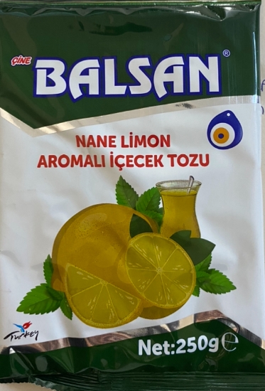 Çine Balsan Sıcak İçecek Nane Limon Aromalı İçecek Tozu 250 gr