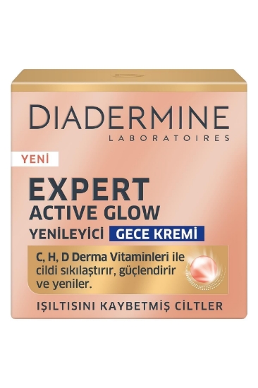 Diadermine Expert Active Glow Yenileyici Gece Kremi 50 ml