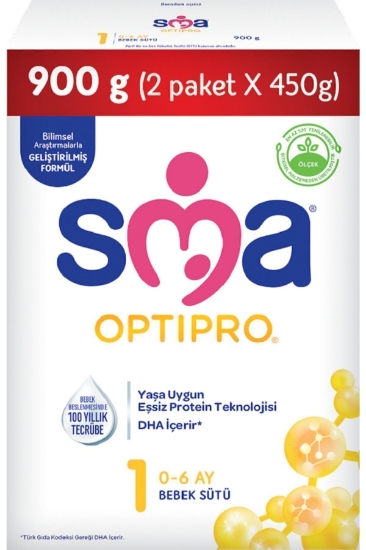 Sma 1 Optipro Probiyotik 0 - 6 Ay Bebek Sütü 900 Gr