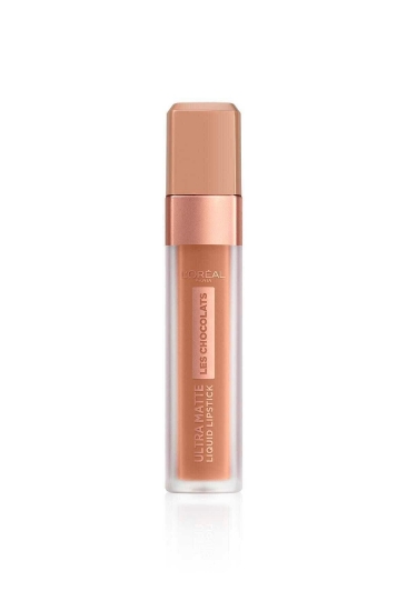 L'Oreal Paris Kahverengi Les Chocolats Ultra Matte Liquid Lipstic