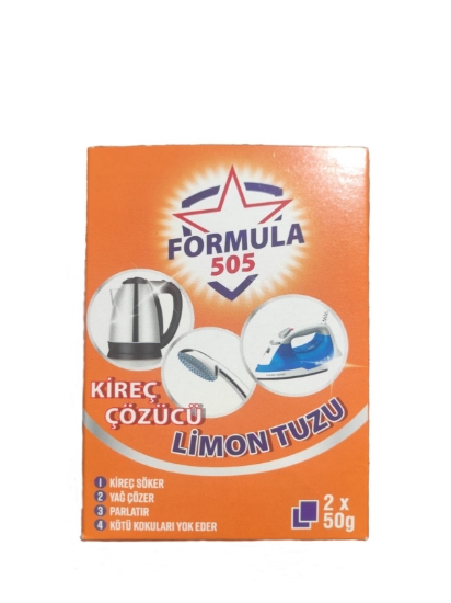 Formula 505 Lavabo Kireç Çözücü Limon Tuzu 2*50 gr