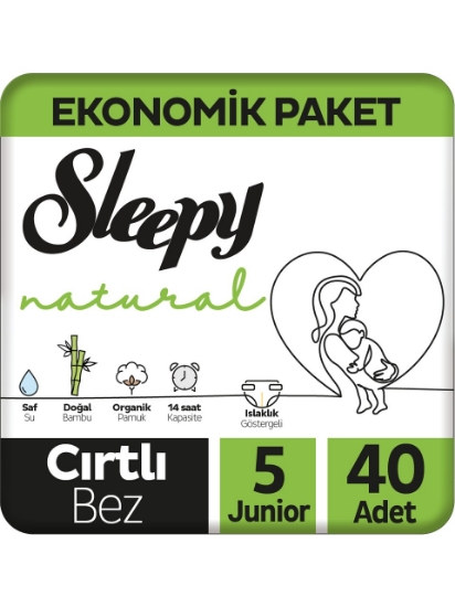 Sleepy Natural Bebek Bezi 5 Numara Junior 40 Adet