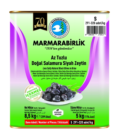 Marmarabirlik Teneke 291-320 Hususi Az Tuzlu 5.000 Gr