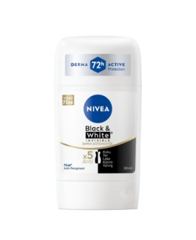 Nivea Stick 50 ml, Kadın Nivea Black & White ,deodorant Toptan, Nivea Stick Uygun fiyatlı ,Nivea deodorant, Nivea deodorant toptan, Kadın deodorantı ,48 saat koruma deodorant, Beyaz leke karşıtı deodorant ,Nivea Black & White İpeksi Pürüzsüzlük